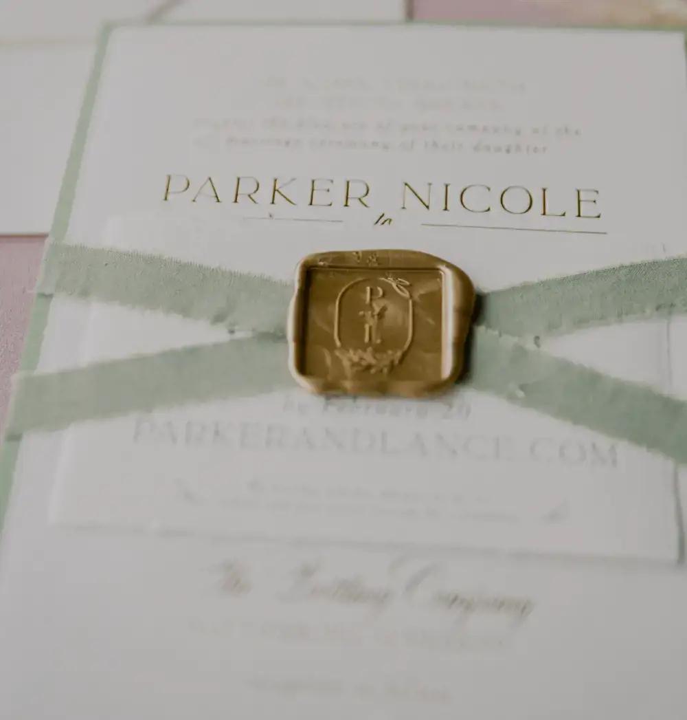 Photo of Forrest Paper invitation